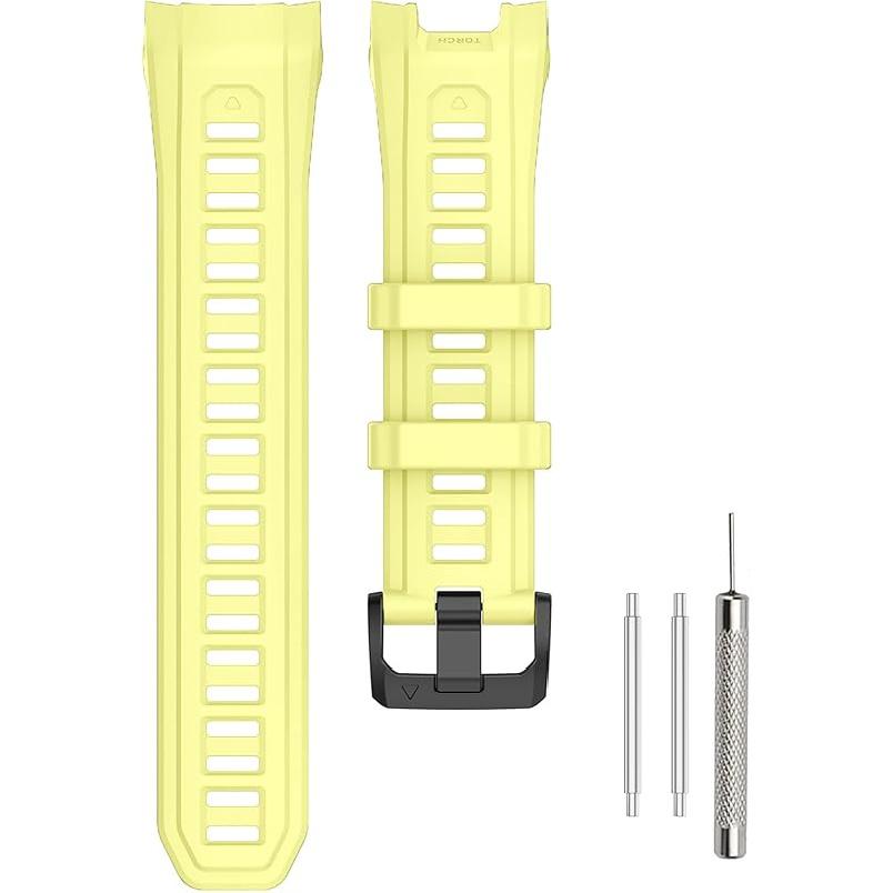 Sport Band Compatible with Garmin Instinct 3 45mm/50mm SOLAR/AMOLED Soft Silicone Adjustable Watch Band Replacement Strap Bracelet Wristband