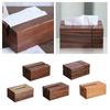 Tissue Box Wooden Ornament Paper Storage Box Rectangle Portable Tissue Cover Tissue Holder for Home Table Car Living Room El
