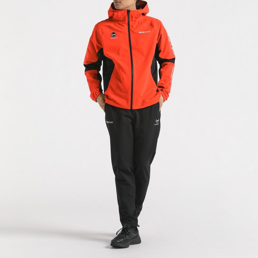 HEATNAVI TOUGH Softshell Hoodie Full-Zip ST4FJK23M_RDBK_L