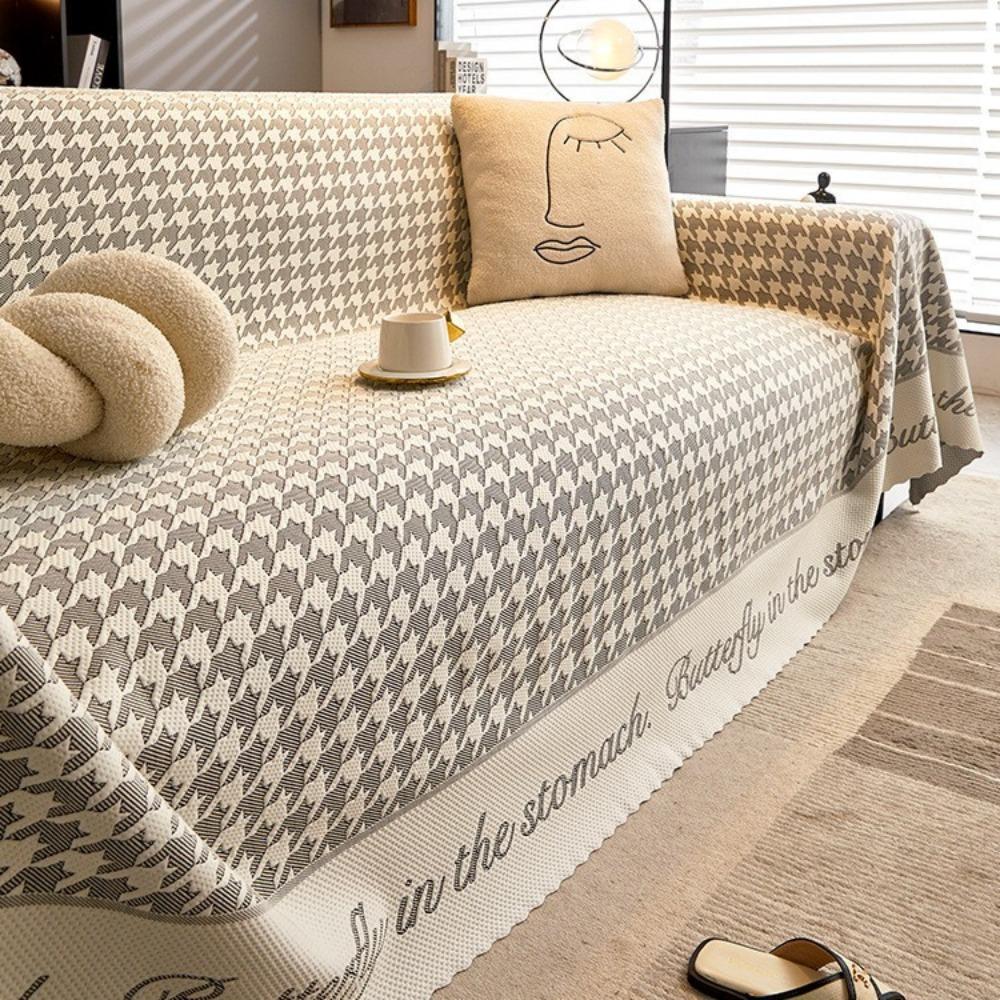 2024 New Summer Ice Silk Mat Sofa Cover Cloth Towel All-inclusive Non-slip Summer Cool Light Luxury High-end Seat Cushion