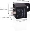 Car Relay 4 Pin 12V 40A SPST Model No.: JD2912-1H-12VDC