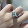Eleganter Tropfenförmiger Diamantring für Damen – Stilvoll, Farbecht, Nischen-Design