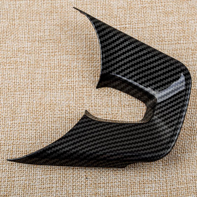 Car ABS Inner Steering Wheel Frame Cover Trim Carbon Fiber Style Black Fit For Kia Optima K5   2018 2017 2016