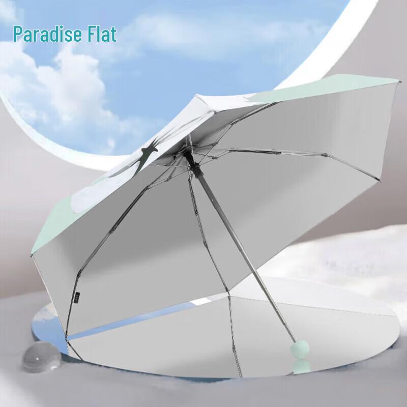 Tiangtang 5-Fold Titanium Silver UV Protection Pocket Umbrella
