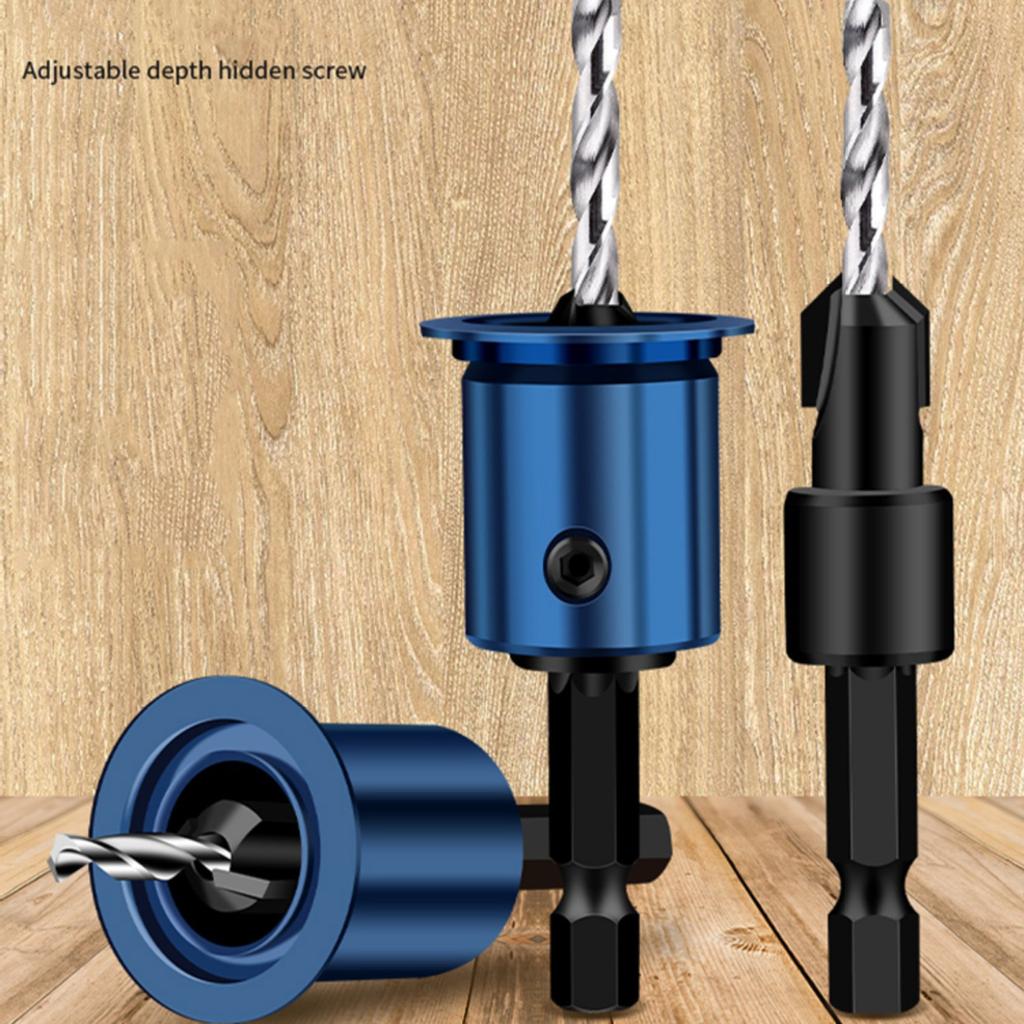 8mm Shank Countersink Drill Bit Woodworking Counterbore Hole Drill Bits Woodworking Countersink Drill Bit Woodworking