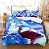 Cool Sora Harewataru Printed Bedding Set, Duvet Cover plus 2 Pillowcases, Sweet Anime Style Soft Microfiber Bedroom Textiles