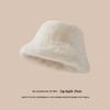 Women's Plush Mongolian Hat: Thick Warm Faux Mink Fur Bucket Hat with Ear Protection for Autumn and Winter
