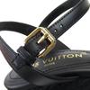 Ausgezeichnete LOUIS VUITTON Sandalen Knöchelriemen Espadrilles mit Keilabsatz 36.5 Gebraucht