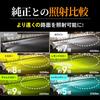 L1B LED Fog Light New Genuine Replacement Lemon Yellow x White Vehicle Inspection Memory Set of 2 HID-ya Bulbs, Bulbs, Two-Color Switching, (6000lm)