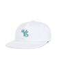 Bajal Leaf Vz Monogram 5-Panel Ball Cap White