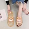 Fashion Flat Soft Open Toe Woman Slippers Transparent Sandals Bathroom Slides Home Unique New Fashion Cheap Liquidation Shoes for Women