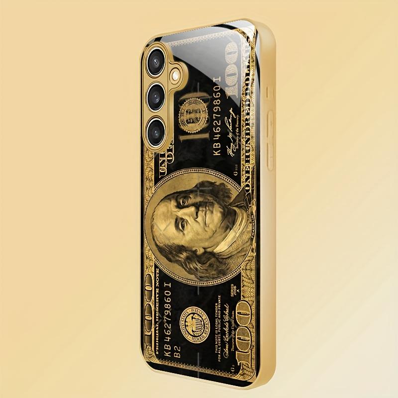 Banknote Golden Pattern Design for Phone Case Suitable for Galaxy S26 S25 S24 S23 Ultra S22 Ultra S20 Ultra 56 A72 A73 5G