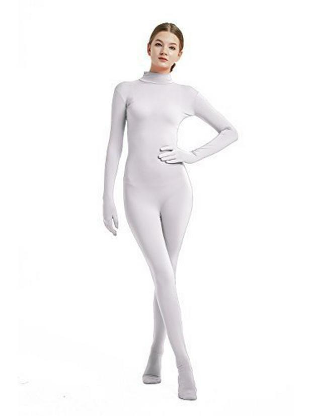 Spider-Man Fluoreszierender Zentai Halbkopf-Bodysuit Jumpsuit für Bühnenauftritt