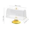 Cake Stand with Lid Pastry Display Serving Platter Display Tray Pedestal Cake Plate Dessert Plate for Candy Cookies Dessert