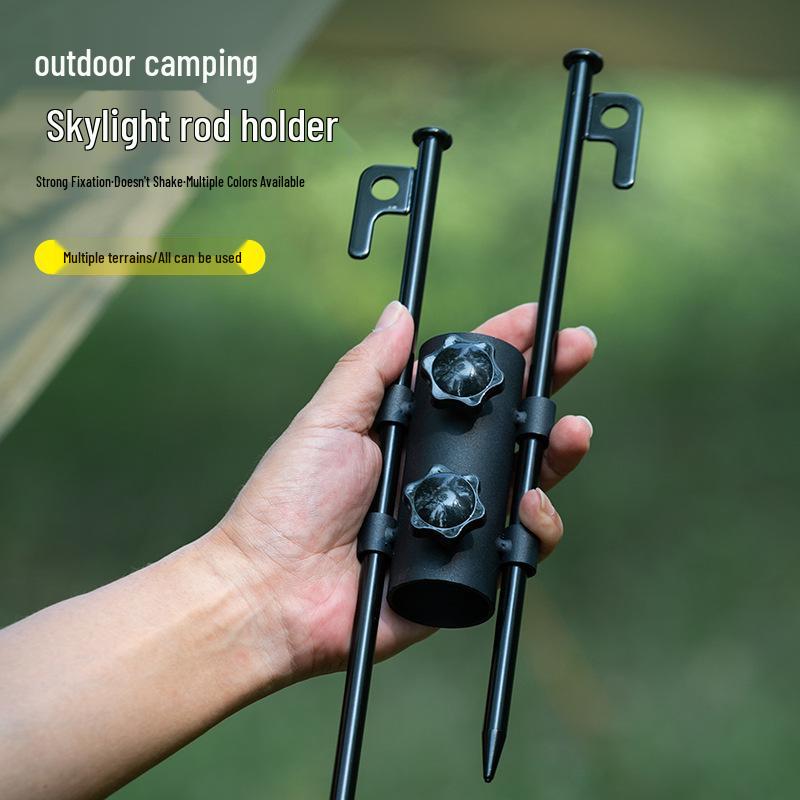 Adjustable Outdoor Tent Awning Pole Fixator - Camping Awning Support Accessory