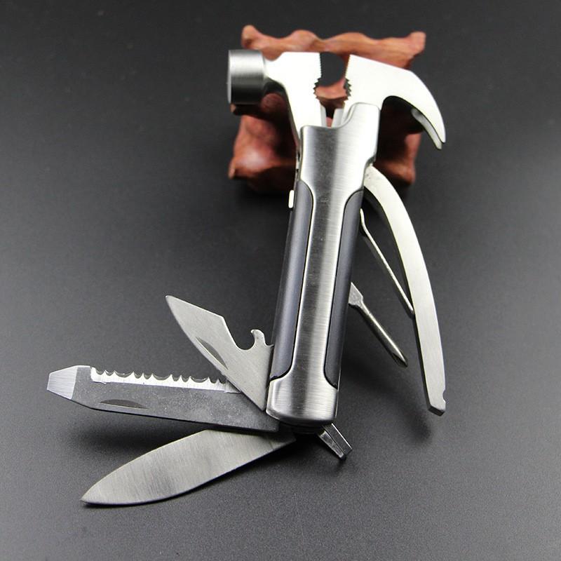 Multi-functional Mini Claw Hammer, Multi-purpose Hammer, Outdoor Camping and Mountaineering Tools, Multi-tool Pliers, Men's Gift