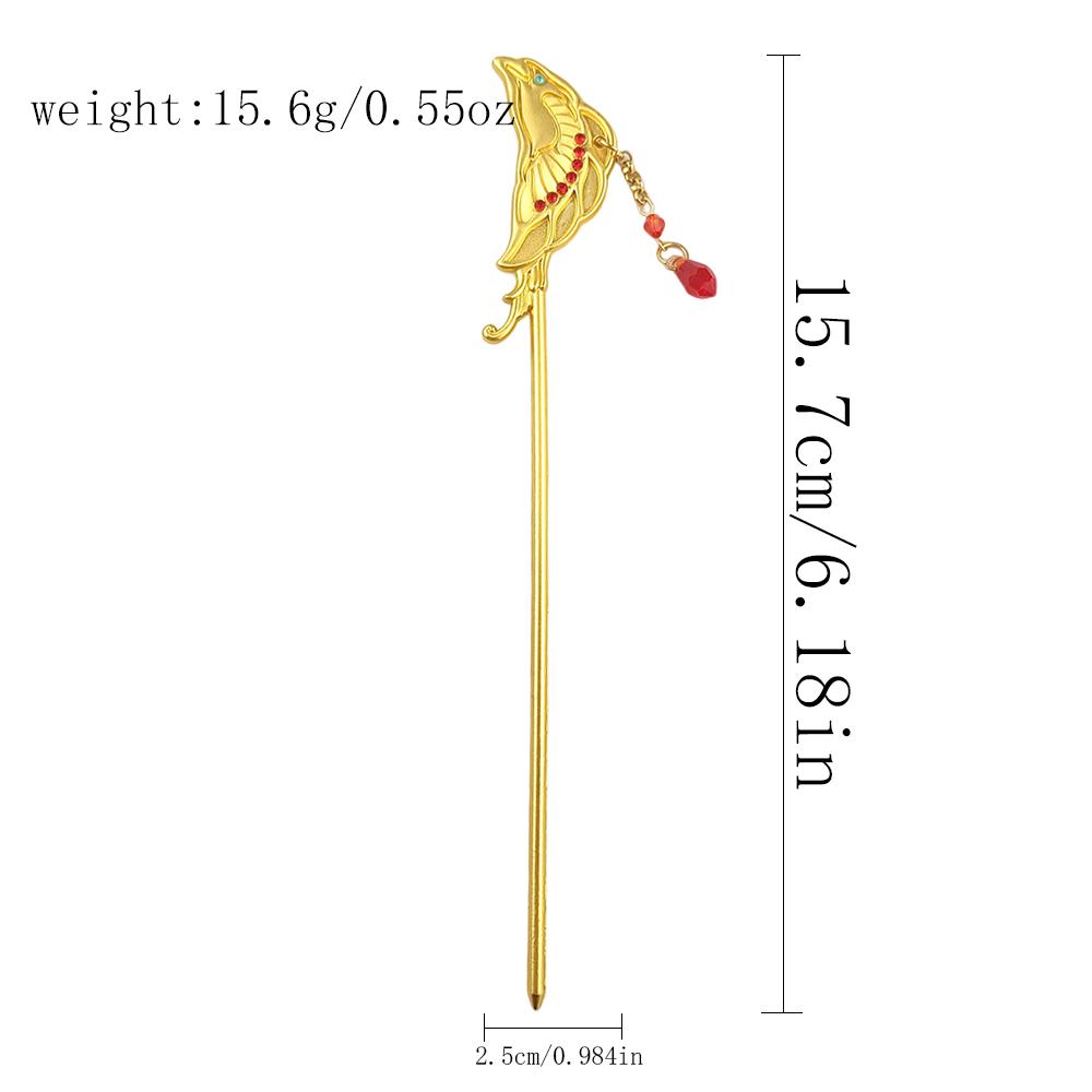 Metal Anime Maomao Same Style Silvery Premium Hair Pin Exclusive Design The Apothecary Diaries Creative Accessories Headwear