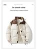Stylish Winter Cotton Jacket: Windproof, Warm, Stand Collar, Patchwork Design