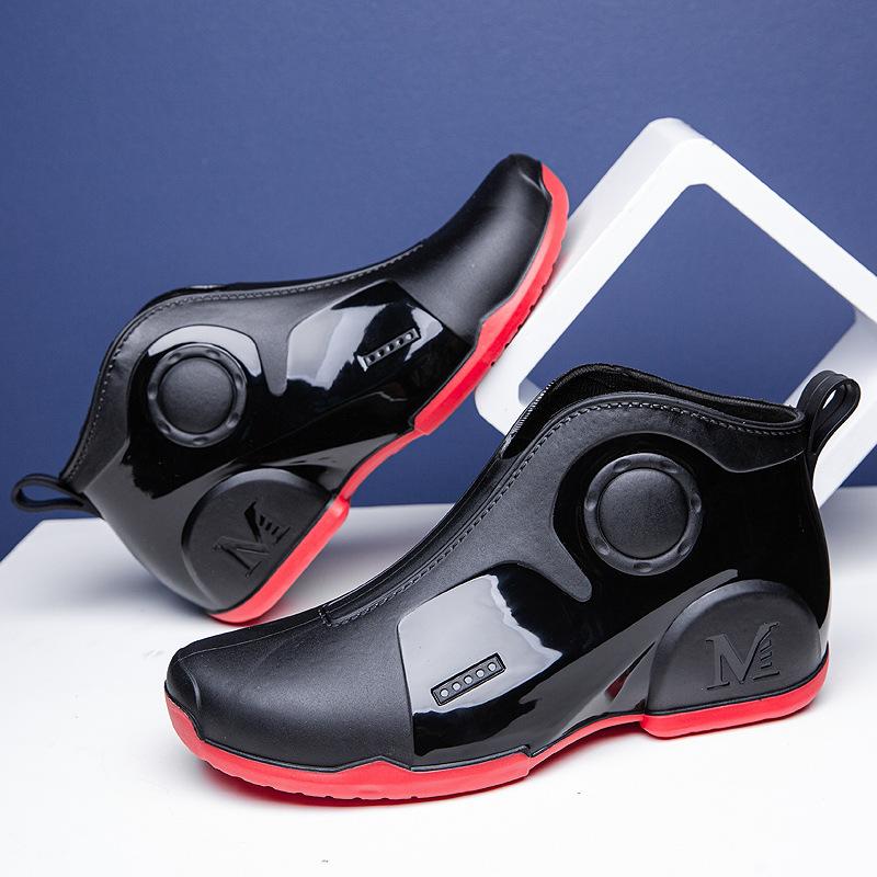 New Rain Shoes Men's Rubber Shoes Men's Water Shoes Summer Waterproof Fishing Shoes Men's Outdoor Kitchen Non-slip Waders