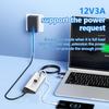 10Gbps USB 3.2 Docking Station Hub Type C Splitter Data Transfer Adapter with Card Reader Multi 7/8 Ports Switch For PC Laptop