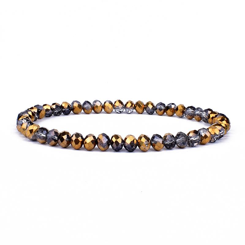 Mini Geslepen Kristal Armband Dames Luxe Kralen Dames Armband Mode 6/8mm 41kleur Kristallen Kralen Armband Vriendschap Sieraden
