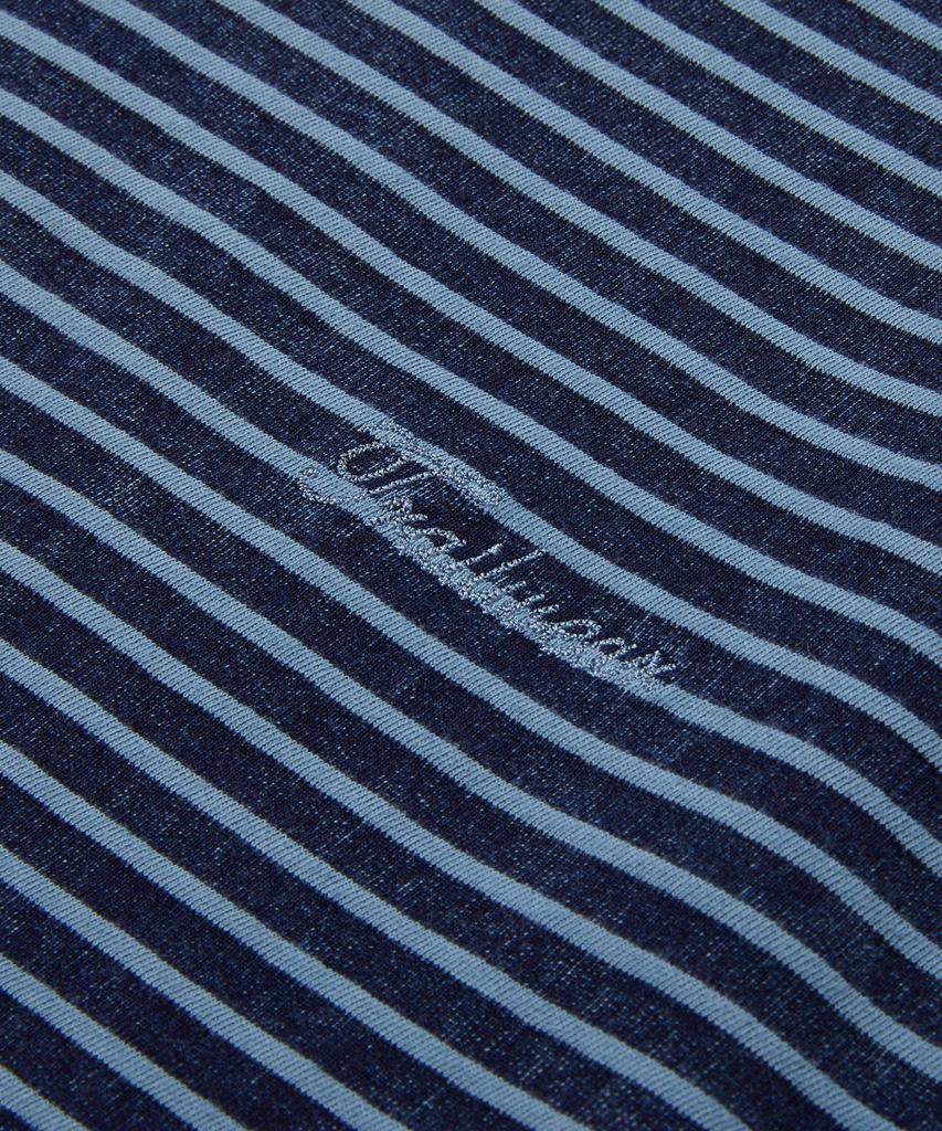 PENFIELD [Trailwear] Indigo Stripe Mini Terry Marine Embroidery T-Shirt Blue_Fs2Kt14U