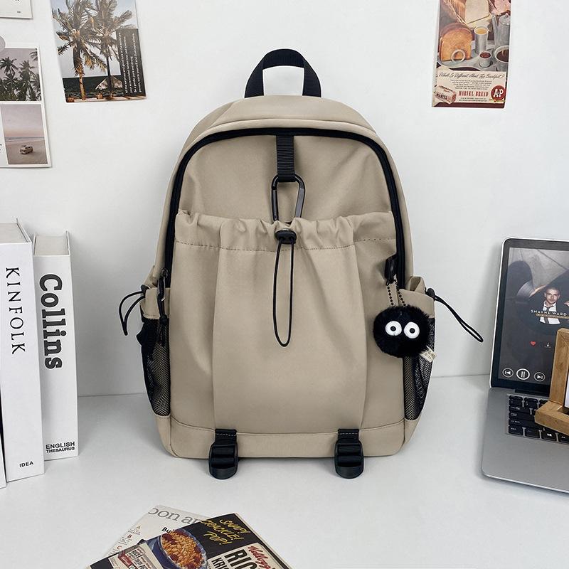Schoolbag Schoolbag Female College Student Niche Design Sense Multi-pocket Lightweight Travel Backpack 1011 New Travel Backpack Men