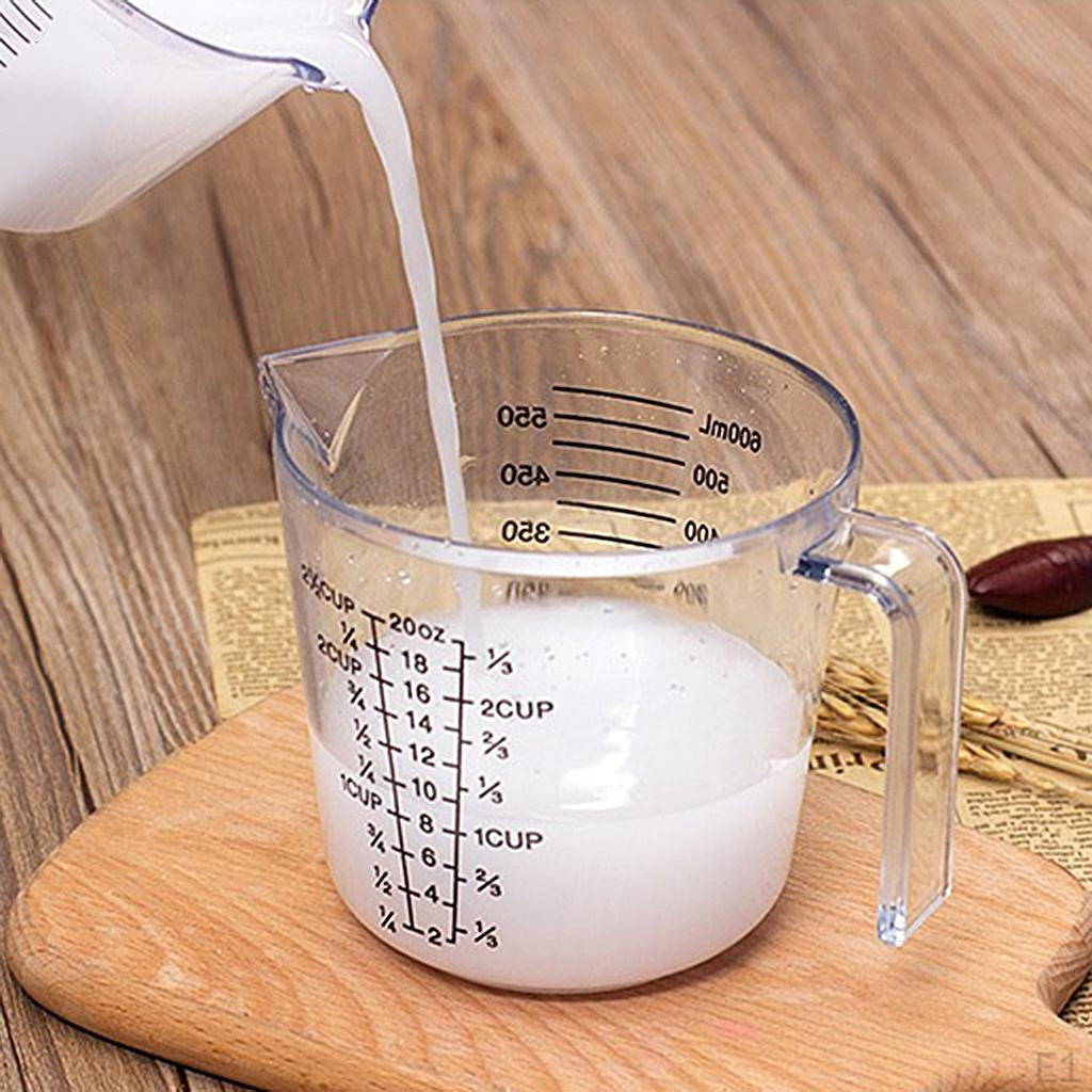 Measuring Cup Jug with Spout for Milk Liquid Measuring, Kitchen Baking Cooking Untensil