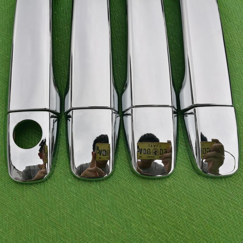 for Subaru XV 2012 - 2017 Luxurious Chrome Handle Cover Trim Set 2013 2014 2015 2016 No Rust Accessories Stickers Car Styling