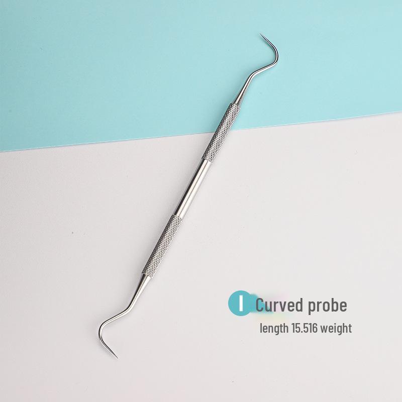 Stainless Steel Dental Tool Set - Mouth Mirror & Tartar Cleaning Care Tools