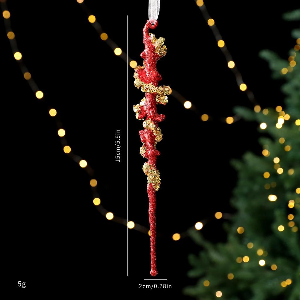 Creative Christmas Tree Snowflake Star Shaped Pendant Holiday Decoration Props For Festive Scene Setting