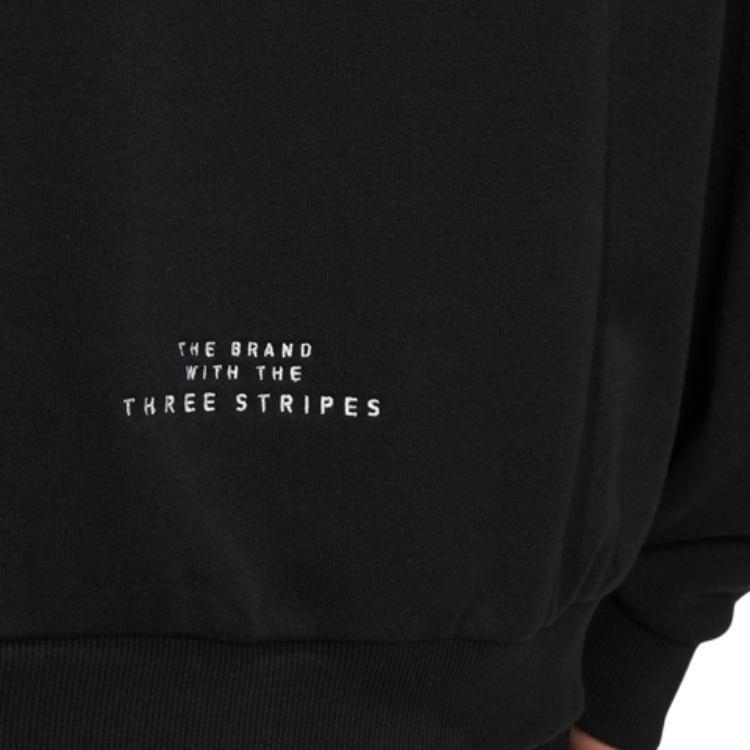 adidas Essential Sweatshirts Men's Black Hooded Moderate HC9964