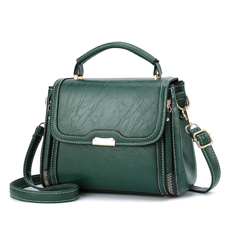 Small Bag Women's Portable Small Square Bag Korean Version Retro Women's Bag Large Capacity Shoulder Bag