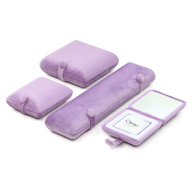 Velvet Ring Box Classical Earring Necklace Bangle/Bracelet Case Jewelry Gift Box For Wedding Jewelry Display Storage Box