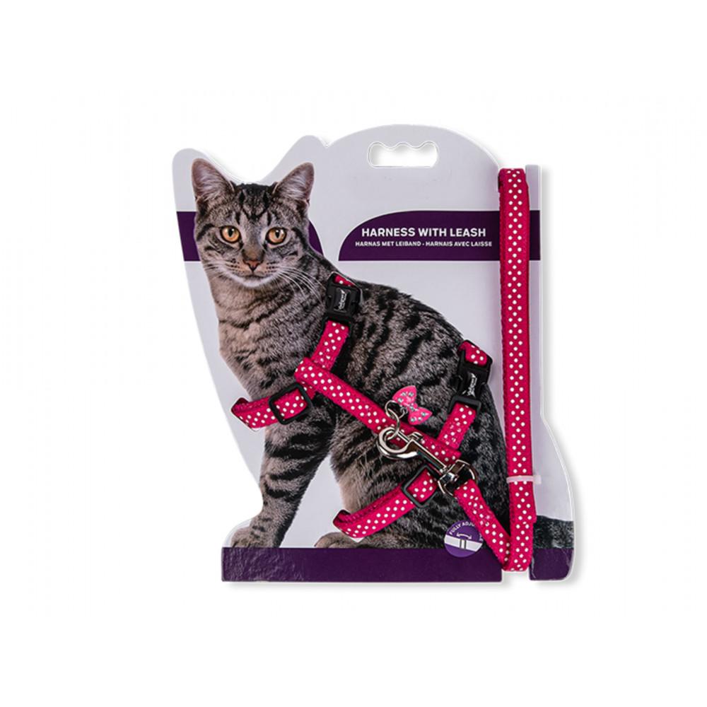 Buy Harnais Laisse 1 Cm A Pois Fuchsia Reglable Pour Chat At Affordable Prices Free Shipping Real Reviews With Photos Joom