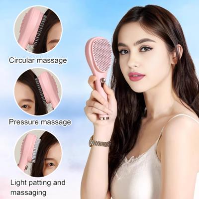 Zasúvacia samočistiaca kefa na vlasy Masáž pokožky hlavy Antistatický hrebeň so vzduchovým vankúšikom Prenosný cestovný hrebeň na rozčesávanie a úpravu vlasov pre mužov a ženy