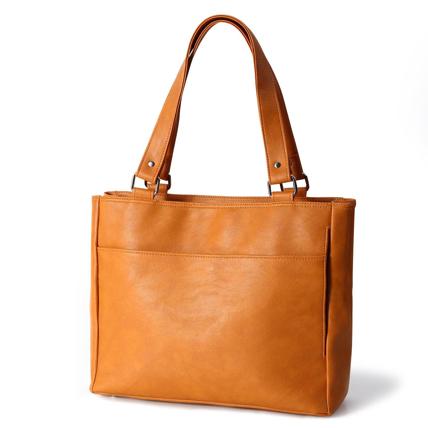 [REOTTI] Сумка-тоут, Вмещает формат А4, Карман с двумя отделениями, Однотонная, Простая