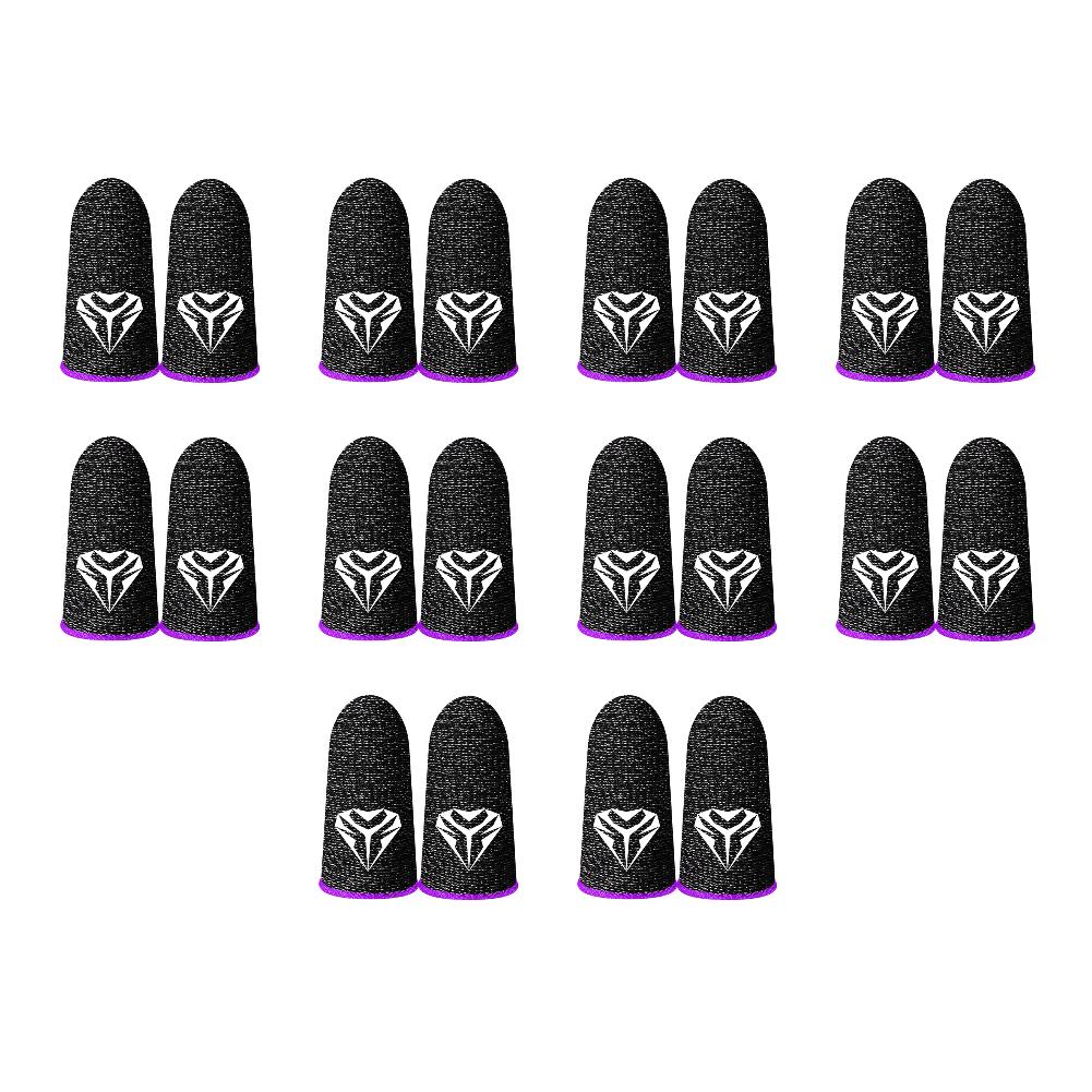 10/20Pairs Mobile Game Finger Cuffs for PUBG Breathable Gaming Finger Sleeve Anti-slip Fingertip Cover Touch Screen Finger Cots