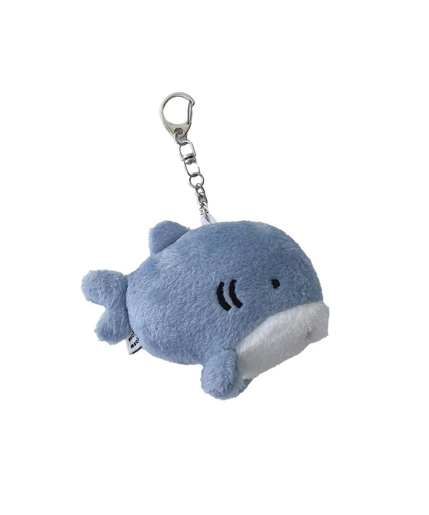 AS KNOW AS plus AS ZY8556 Squishy Animal Cute Fluffy Plush Blue (ASKNOW PLUS) Keychain, Shark, Animal, Gift, Toy,