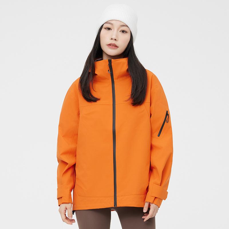 New Mountain Hard Shell Outdoor Jacket for Men and Women Mountaineering Suit Windproof Waterproof Work Suit Jacket