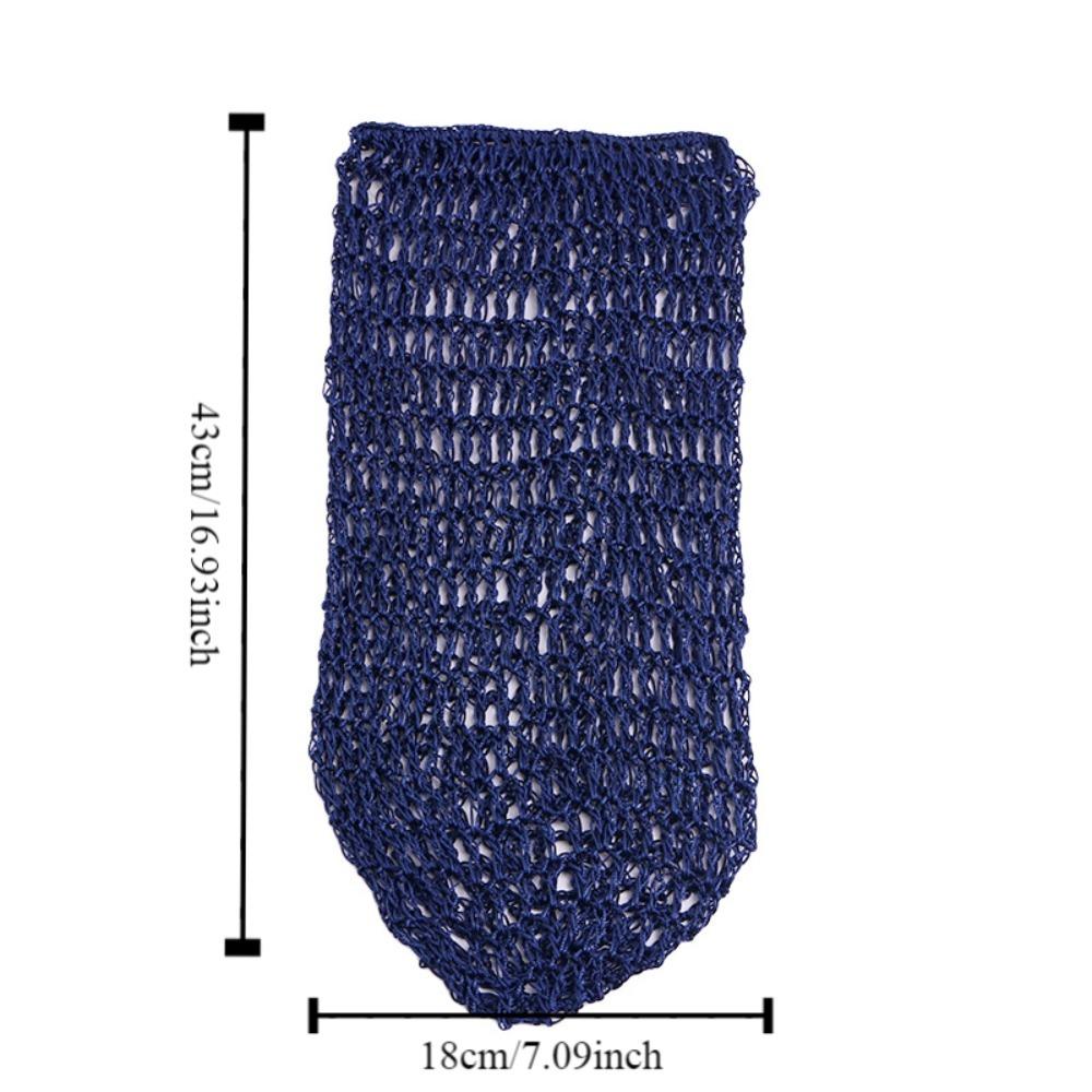 Night Cap Mesh Hair Net Elastic Hair Care Sleeping Hat Fashion Long Crochet Hair Snood  Women