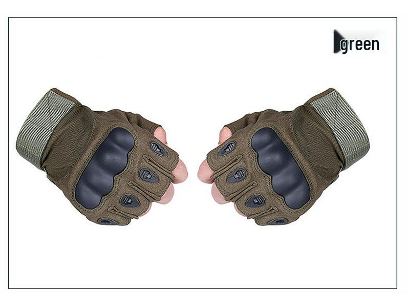 Men's Anti-Slip Tactical Half-Finger Training Gloves for Outdoor Fitness & Cycling