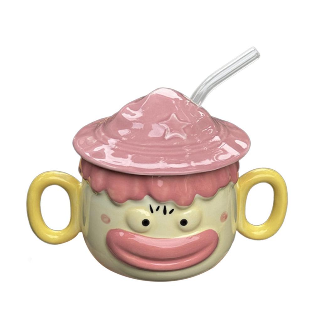 Cartoon Ceramic Coffee Mug Creative Milk Cup Drinkware Juice Birthday Gifts