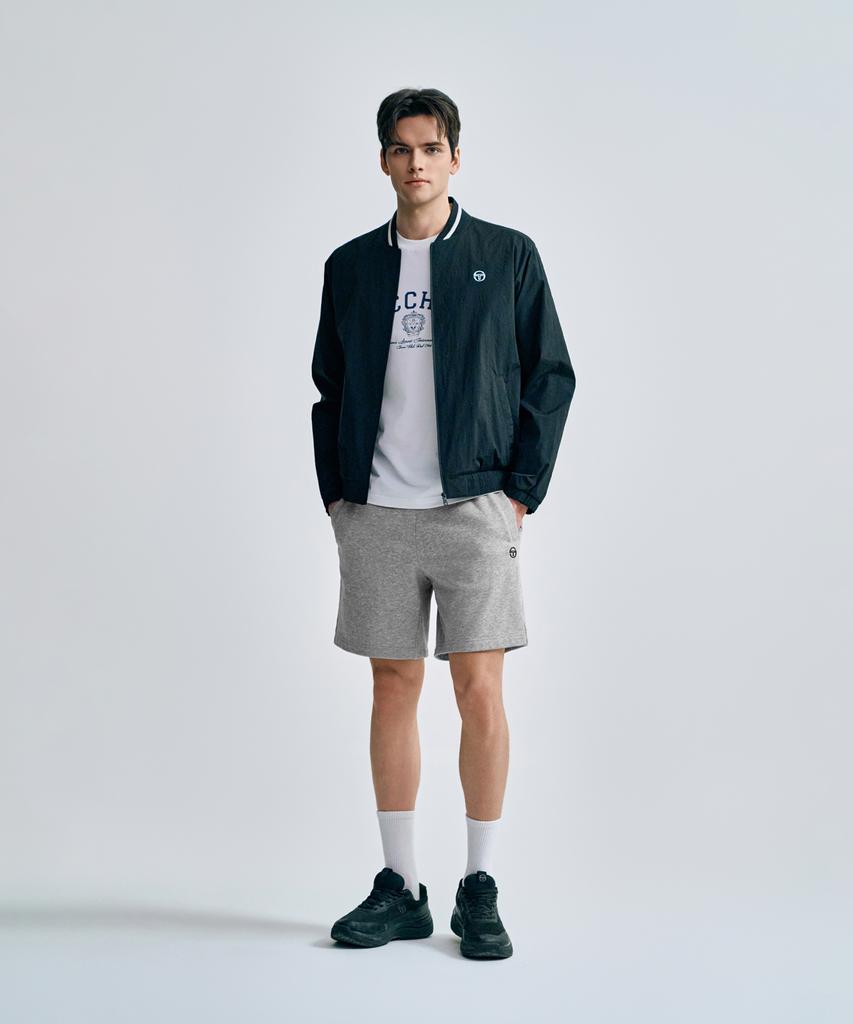 Sergio Tacchini U Light Stretch Varsity Jacket (Black)