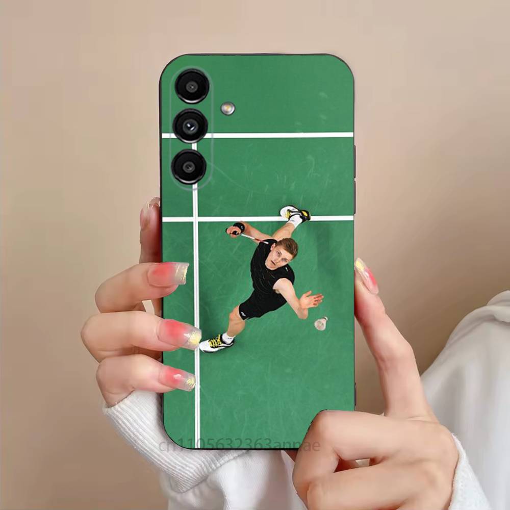 

V-Viktor Axelsen Phone Case For Samsung S25,24,21,22,23,S30,Ultra,S20,Plus,Fe,Lite,Note,S10,S9,Black Soft Shell SamsungS30ULTRA5G