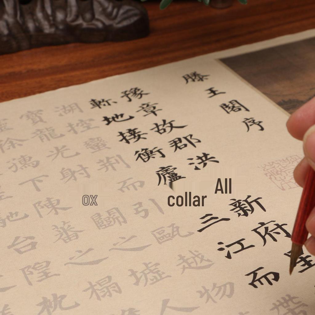 Tengwang Pavilion Preface Soft Brush Calligraphy Practice Copybook for Adults