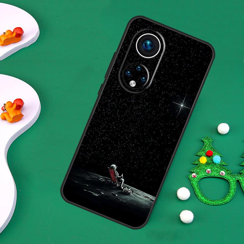 Moon Stars Space Astronaut Case For Honor 200 Lite 50 70 90 X9c X9b X9a X8a X8b X7a X6a X8 X9 Magic 7 5 6 Pro Cover