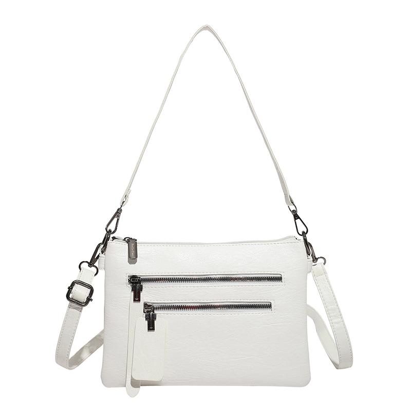 Women's Shoulder Bag Multi-Layer Crossbody Bag Soft Leather Mobile Phone Bag