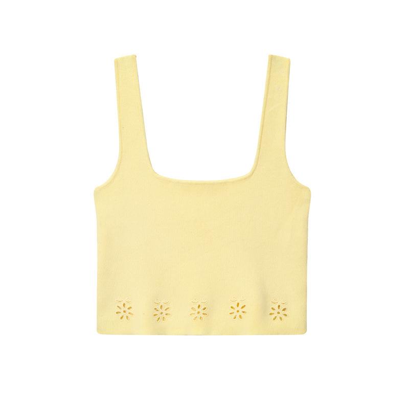 Summer 2025 Euro-American Style Sexy Hollow Embroidery Top & Skirt Set for Women