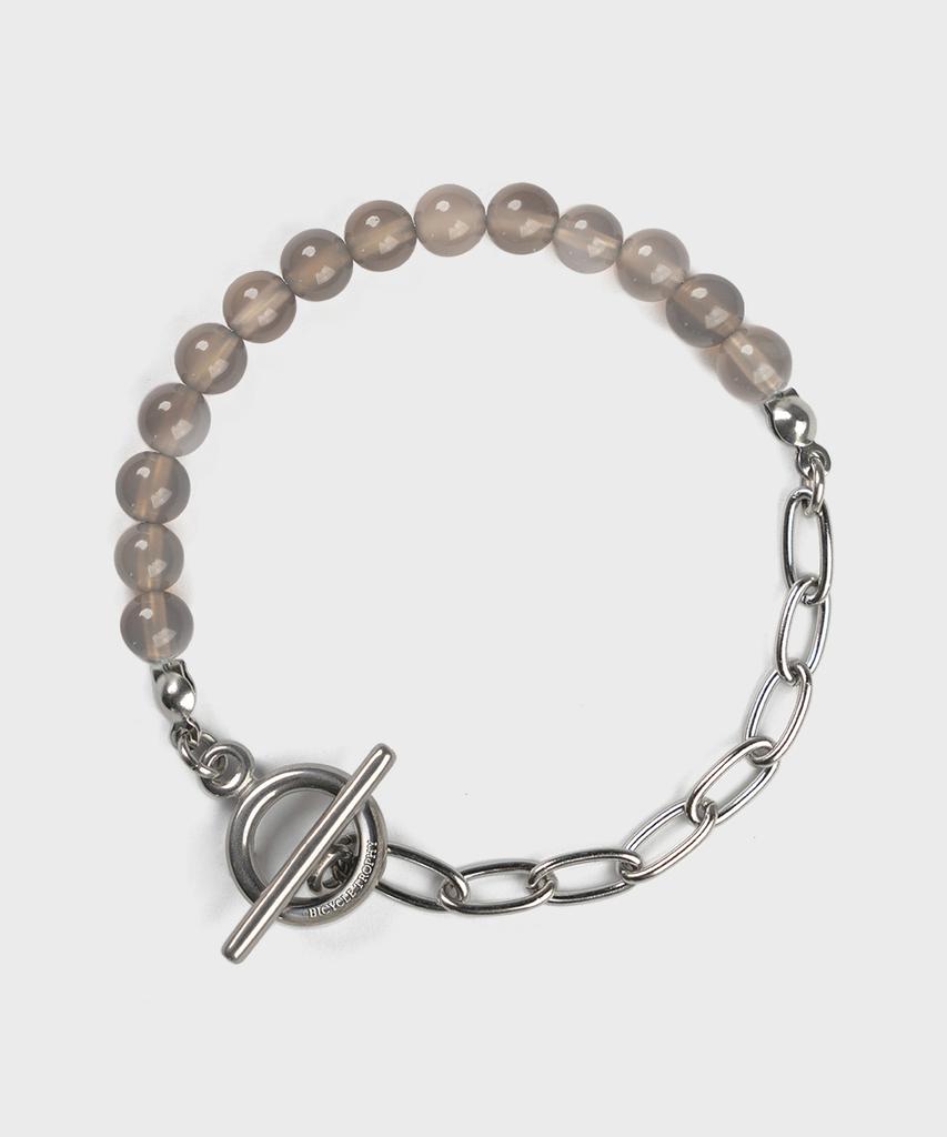 Bicycletrophy Bt Gemstone Bracelet 02 (2 Types / 6Mm Gray Agate)